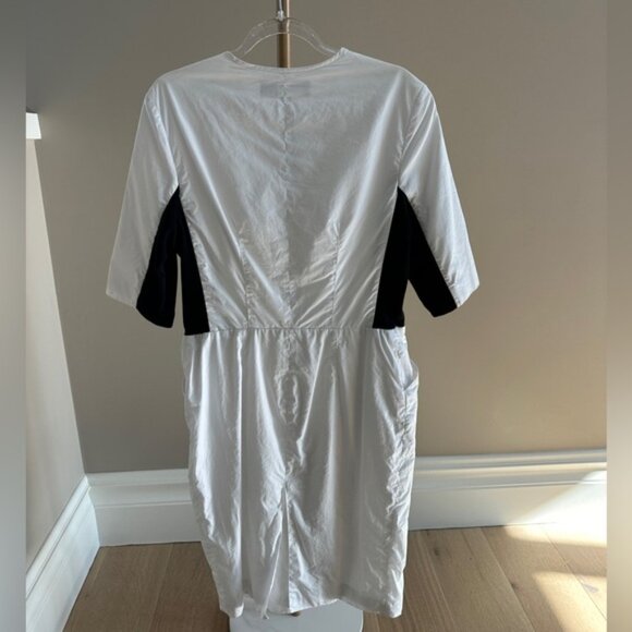 Proenza Schouler White Label Size 8 Color Block Zip Dress Black - Picture 5 of 7